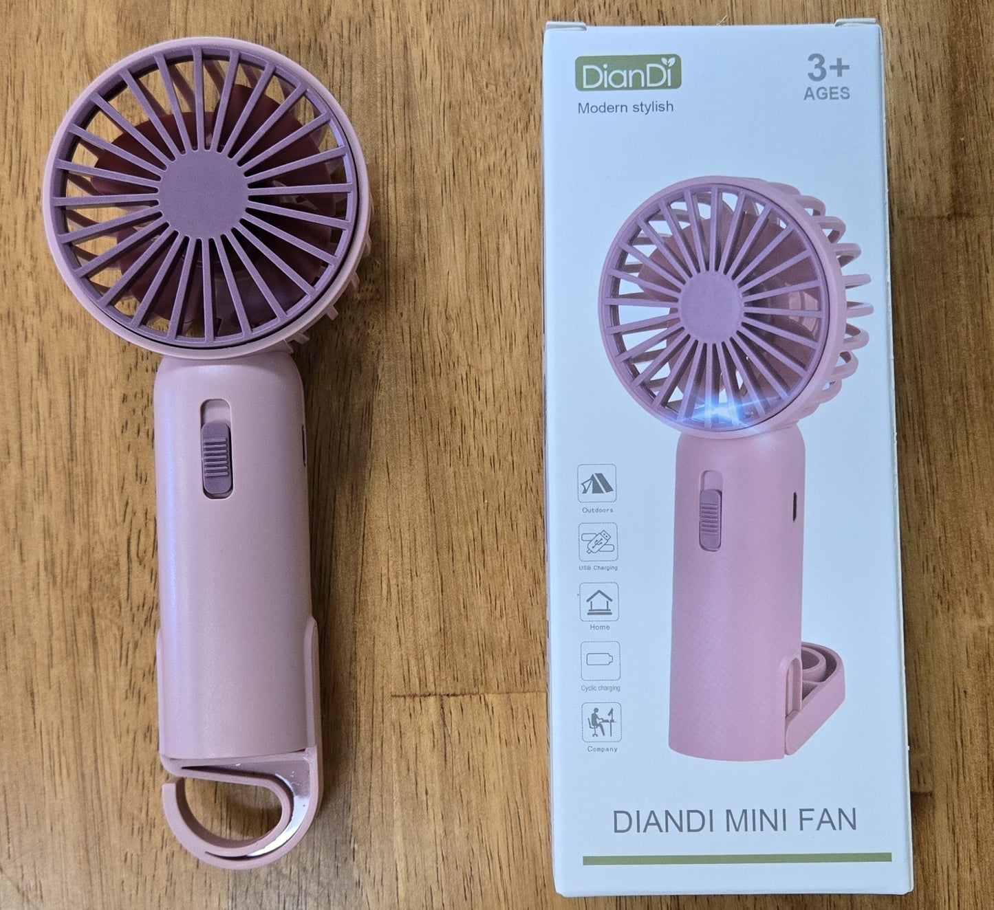 DianDi Mini Fan with a Light