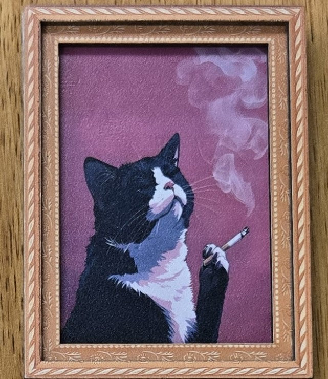 Smoking/Pooping Cat Magnets