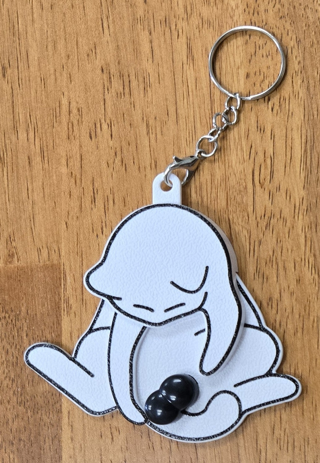 Cat with Nubbies Keychains
