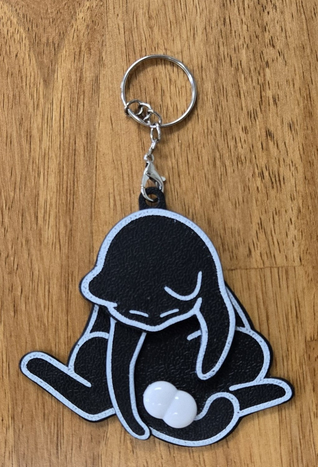 Cat with Nubbies Keychains