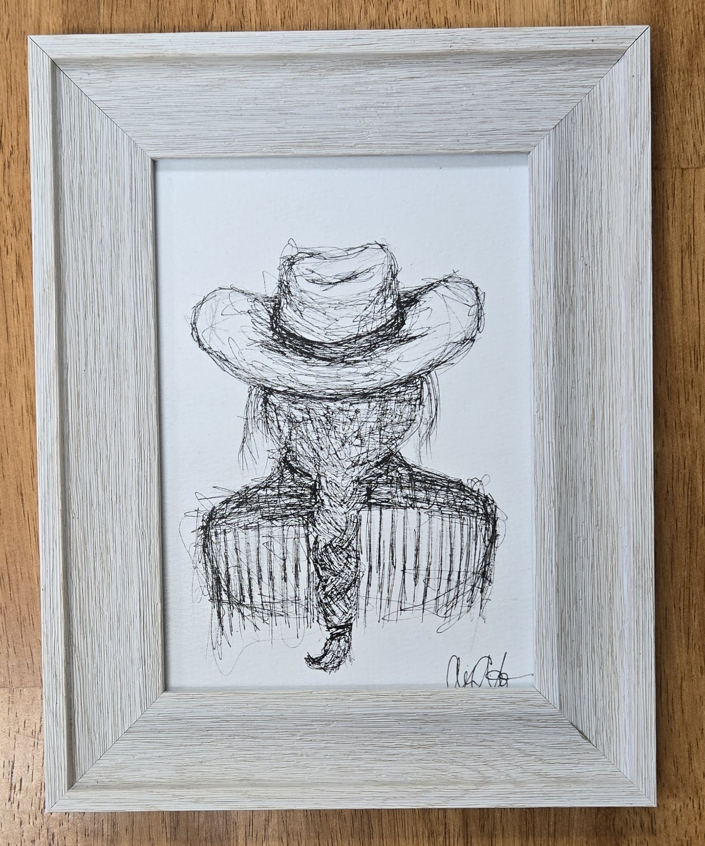 Amborski Hand Drawn Cowgirl Prints