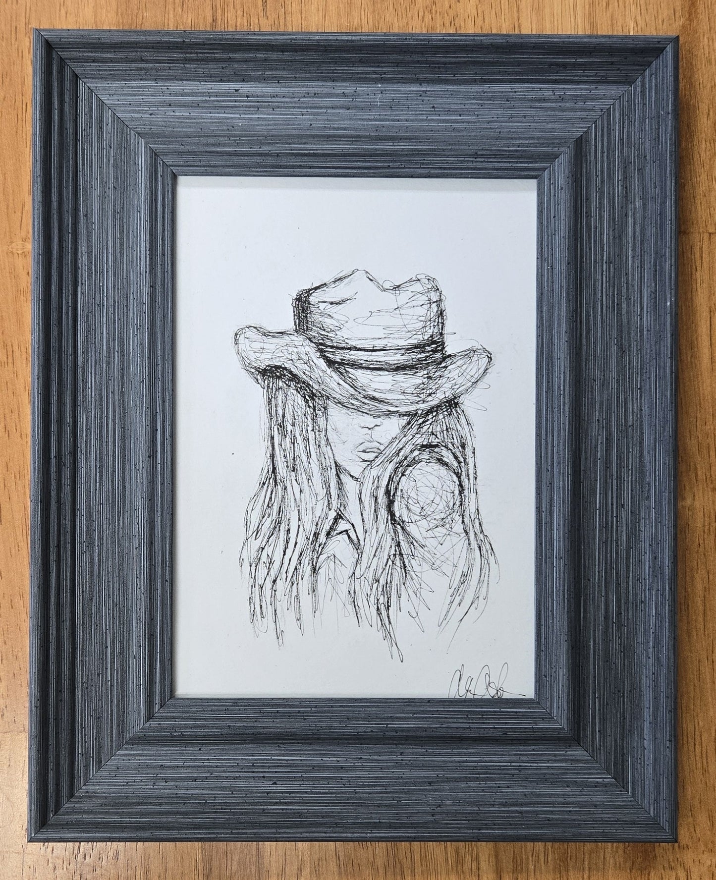 Amborski Hand Drawn Cowgirl Prints
