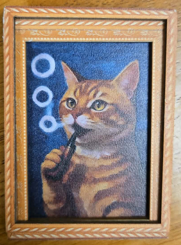 Smoking/Pooping Cat Magnets