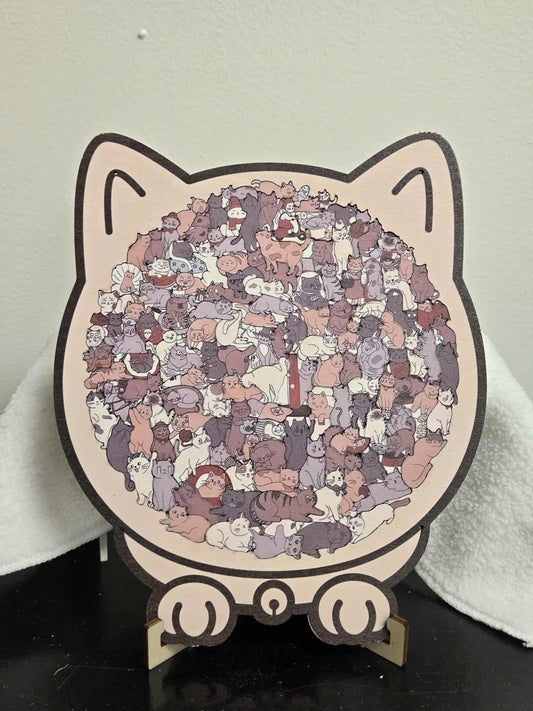 Small Piece Cat Puzzle